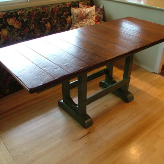 Trestle Kitchen Table